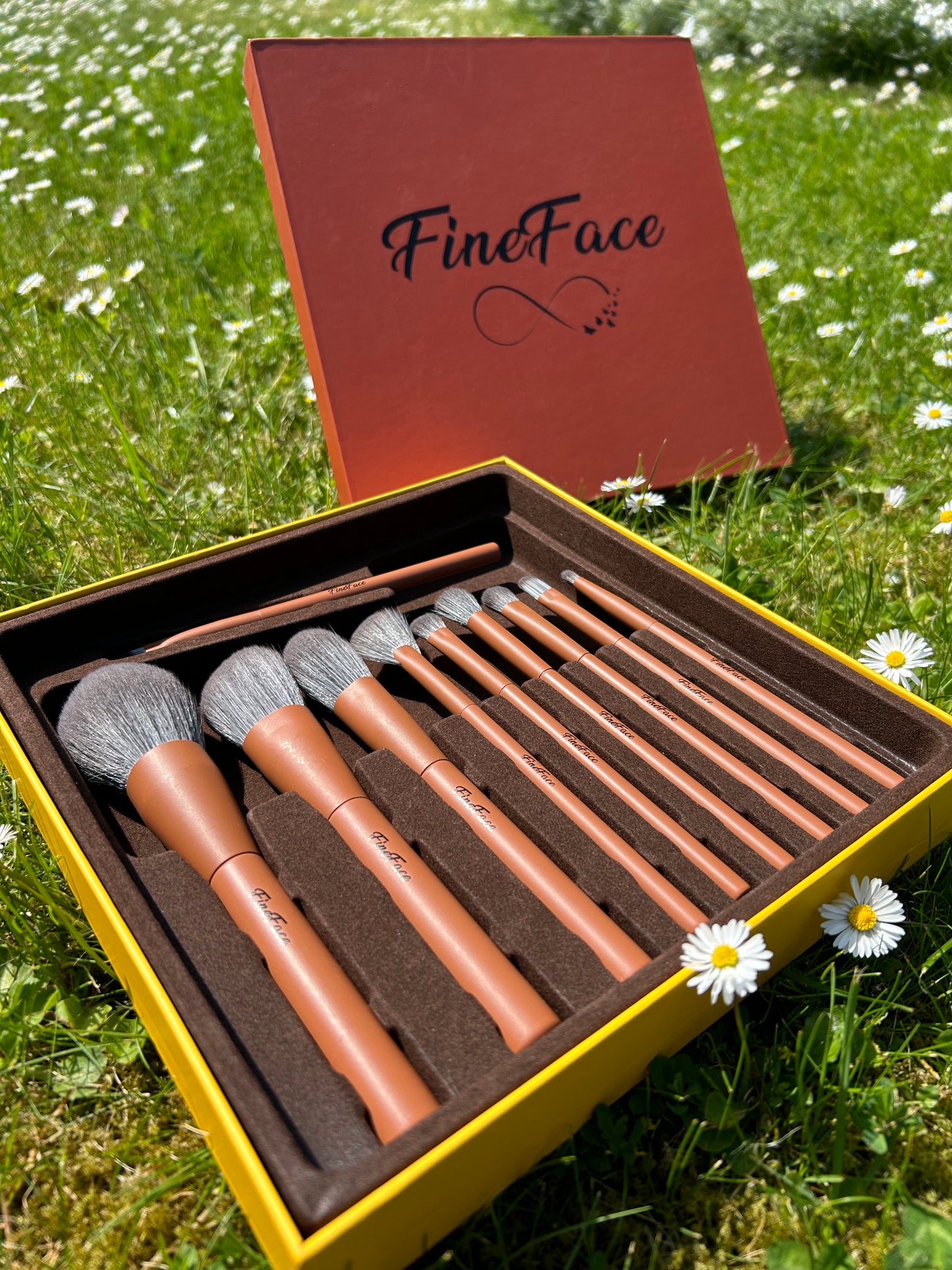 Premium 10-Piece Vegan Makeup Brush Set